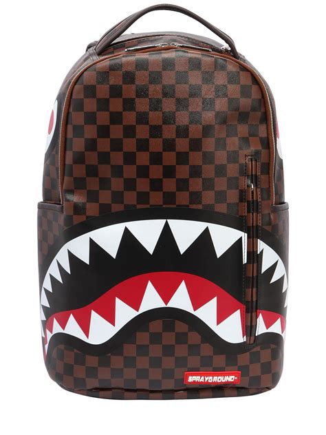 sprayground fake leather bag|sprayground backpacks cost.